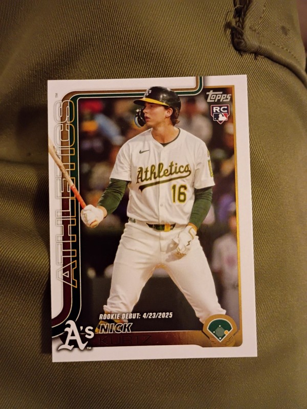 2025 Topps Update #US197 Nick Kurtz Rookie