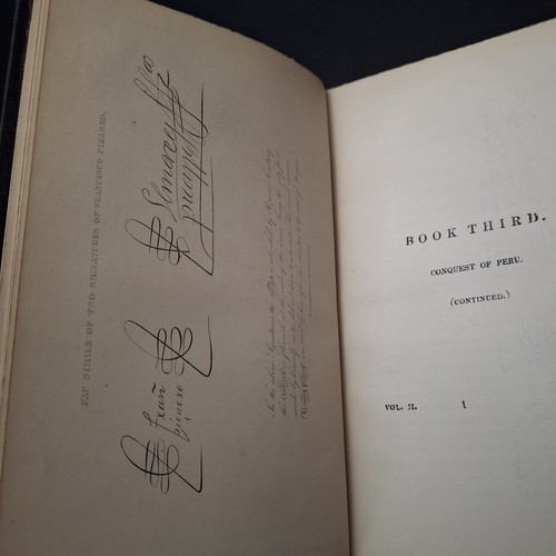 Geschichte der Eroberung Perus in zwei Bänden, William Prescott 1873 Bibliothek Ausgabe - Bild 24 von 24