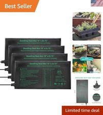 Seedling Heat Mat 4 Pack, MET Certified Heating Mat for Plants Grow Seed Star...