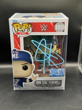 John Cena Signed Funko Pop #180 Farewell WWE Special Edition Official Pix COA
