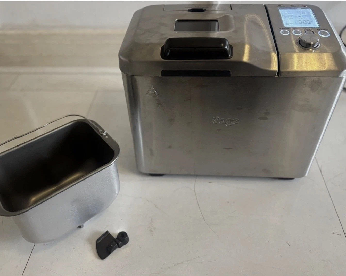 Sage The Custom Loaf Bread Maker BBM800BSS 830 Watts Stainless Steel READ
Opens in a new window or t