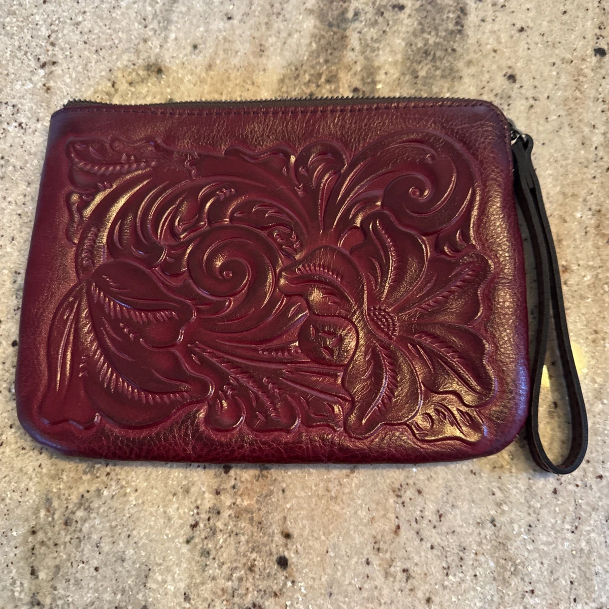 Patricia Nash Floral Envelope Clutch in Cream, Pink, Red, Green, Blue Pink Patricia Nash Clutch Bags & Handbags for Women for sale  main image 4