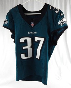 2024 Philadelphia Eagles Tank Bigsby #37 Game Used Green Jersey 40 941