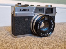 1971 Canon Canonet Ql19 Rangefinder Film Camera