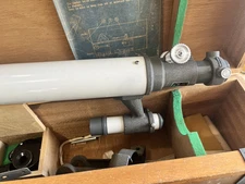 MONOLUX  Astronomical telescope (Model 4380) Case & Lenses Vintage