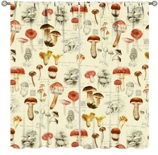 Blackout Curtains, Colorful Cartoon Style Abstract Illustration Print Window ...