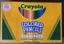 Crayola Colored Pencils Classpack (240ct), Bulk Colored Pencils