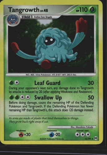 Pokémon TCG Arceus Tangrowth 10/99 LP