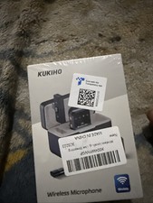 KUKIHO Wireless Lavalier Microphone iPhone iPad Android w/Charging Case