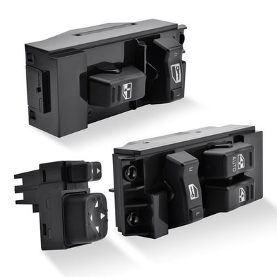 Power Window Door Mirror Switch LH & RH Set Fit 00-02 Chevy Silverado GMC Sierra