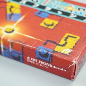 Operation confirmed Famicom cassette Tetris Flash software box with manual y839