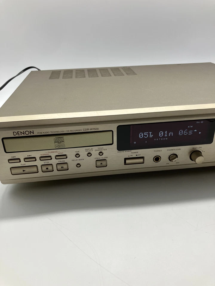 Denon CDR-W1500 Dual CD Recorder Working 000815000141 - Image 2 of 4