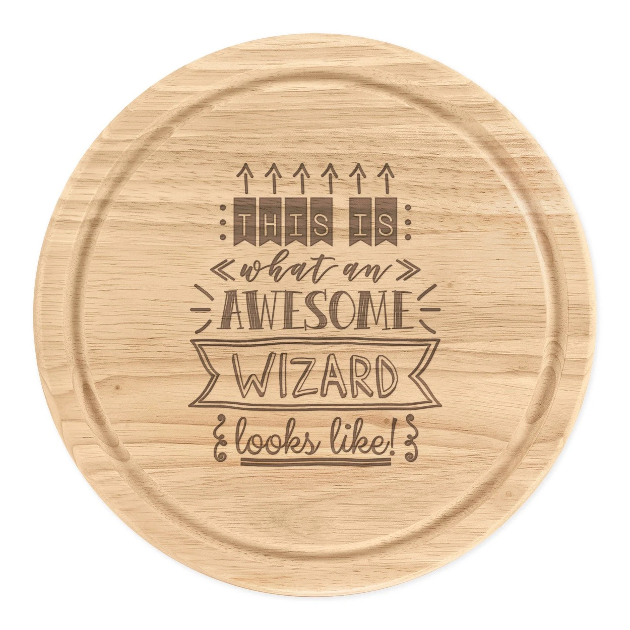 This Is What An Awesome Wizard Looks Like Round Chopping Cheese Board Best