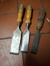Old Vintage Sorby Wood Chisels Qty 3 Barn Find