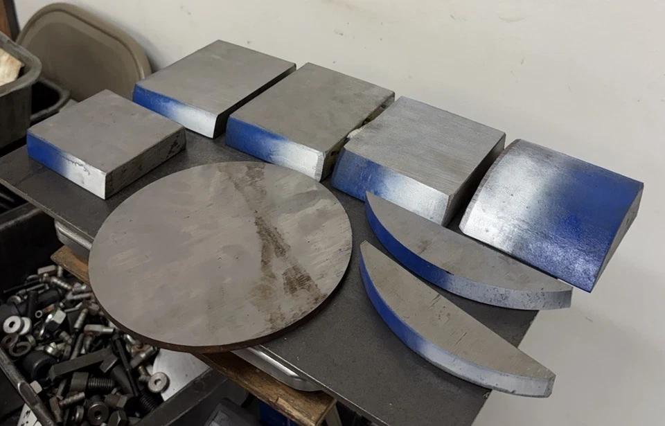 Culata de barra de acero de aleación 8620 - Lote de corte (8 piezas, aproximadamente 39,70 libras) Foto 4 de 4