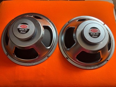 (PAIR) Celestion G12E-60 60 watt 16 ohm speakers