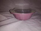 Vintage Pink Pyrex Mini 080 Bowl With Lid