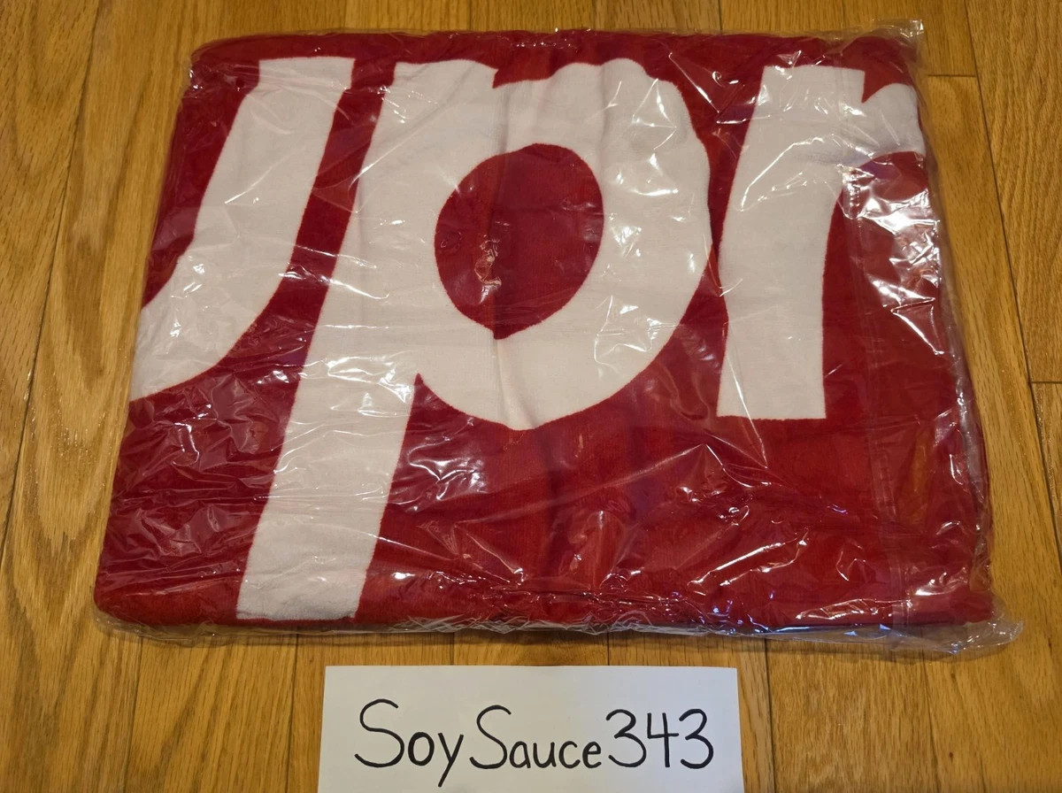 Supreme Red Bath Beach Towels for sale | eBay