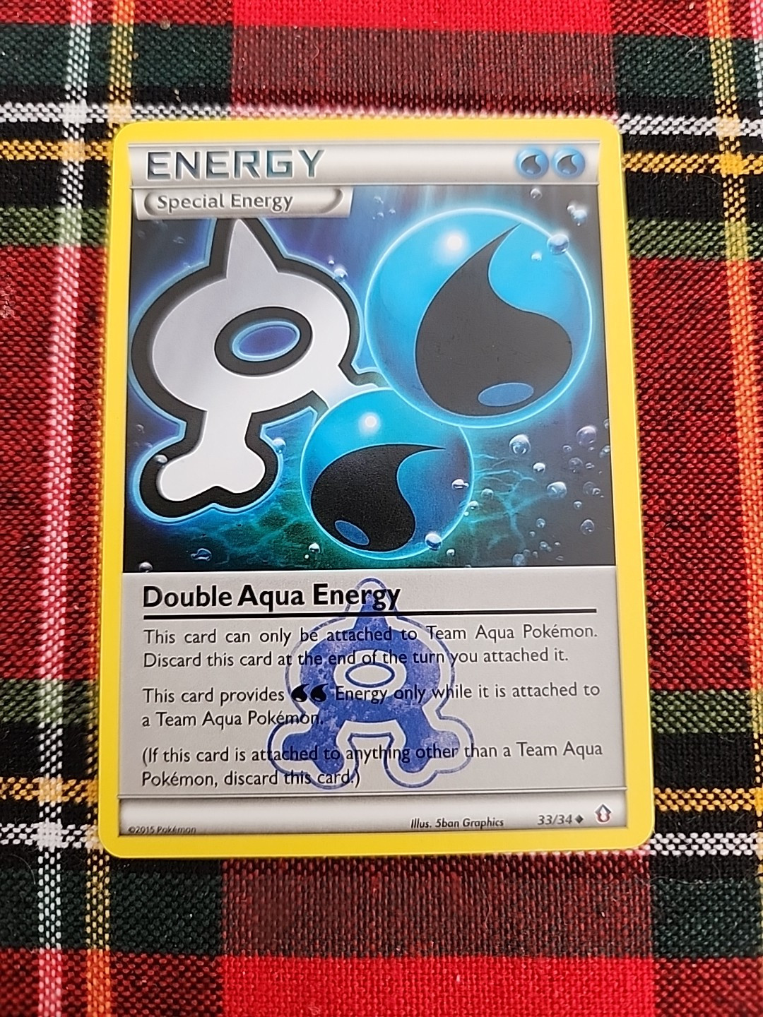 Pokemon - Double Aqua Energy - 33/34 - Uncommon - Double Crisis - NM