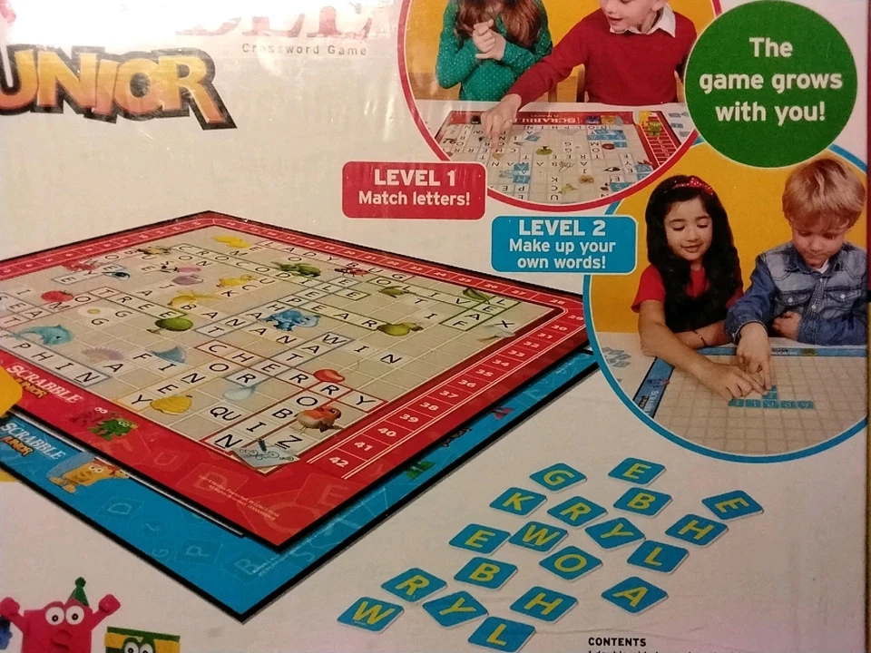 Hasbro Scrabble Junior Game- My First Scrabble Factory Sealed - Image 4 of 4