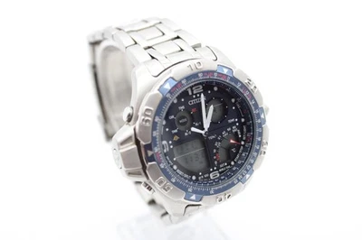 Citizen Promaster World Time Watch Quartz Ref C720-S007233 Working