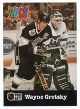 1992 Pro Set Puck Card #11 Wayne Gretzky LA Kings - Pack Fresh Mint