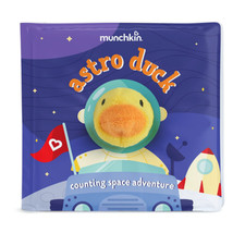 Munchkin Soapy Stories Finger Puppet Bath Book, Space