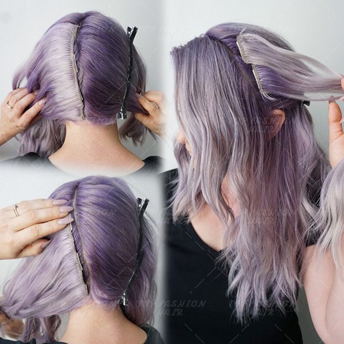 Extension Capelli Umani One Piece Clip In Remy 100% Mezza Testa Piena Balayage 100gr - Foto 18 di 43