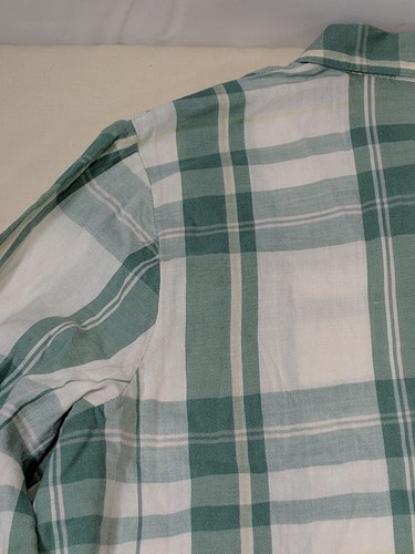 THERE ABOUTS Girl's Green/White Plaid 1/2 Button L/S Flowy Blouse size 3XL NWT - Picture 14 of 19