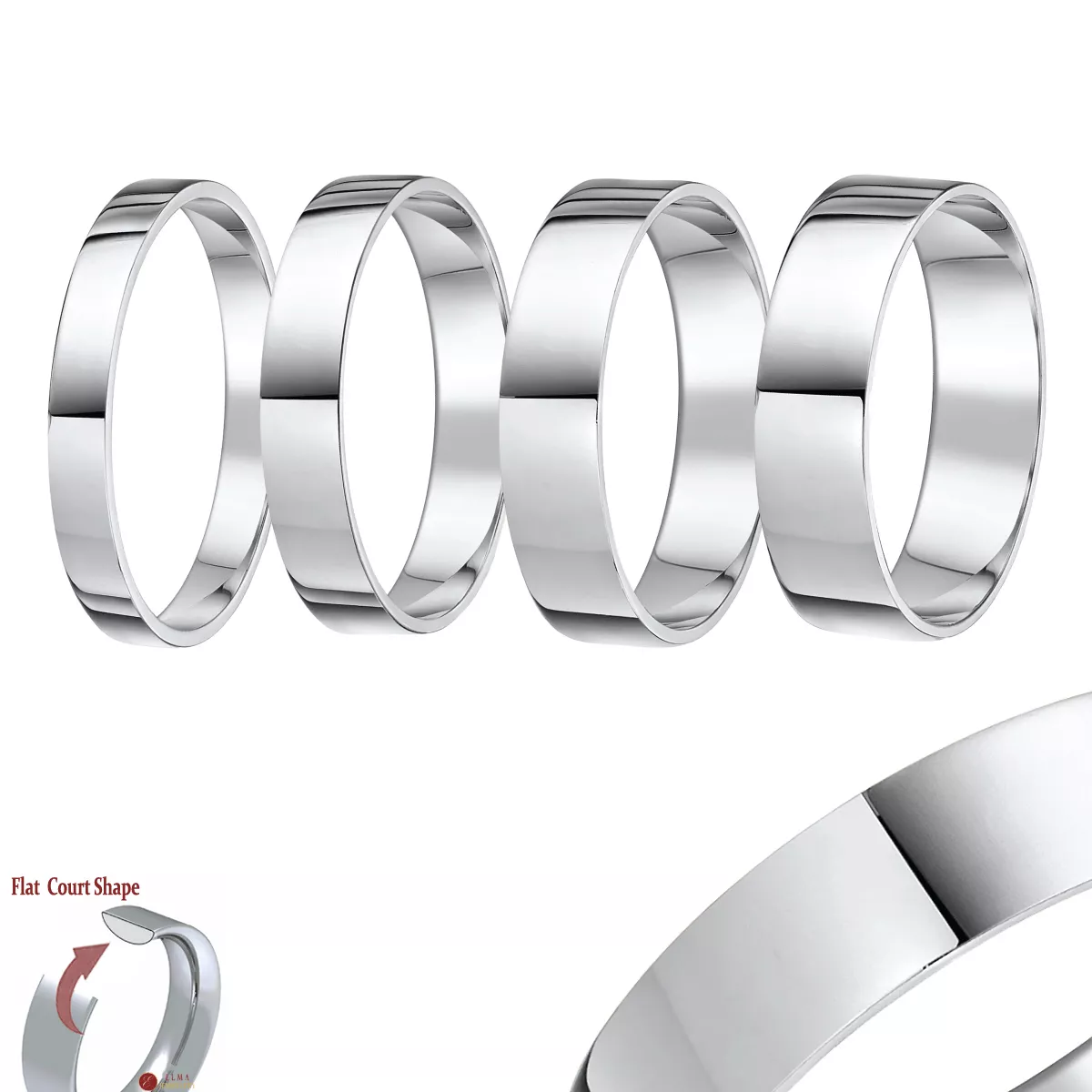 Court on sale wedding rings