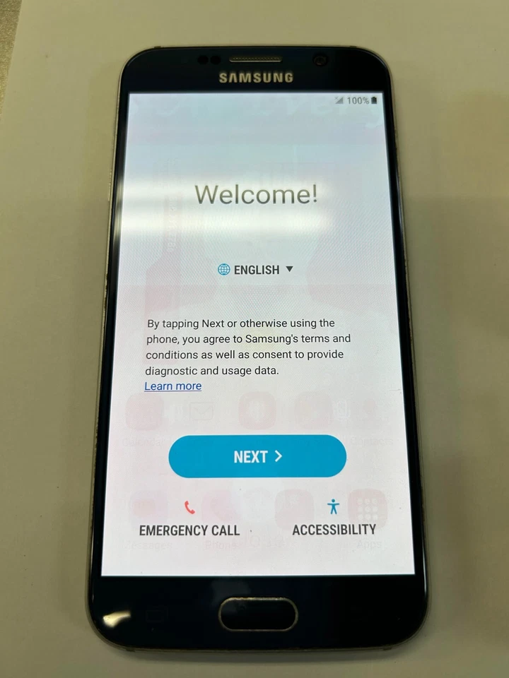 Samsung Galaxy S6 G920V BLUE 32GB Unlocked Android, Complete, SBI - Image 3 of 3