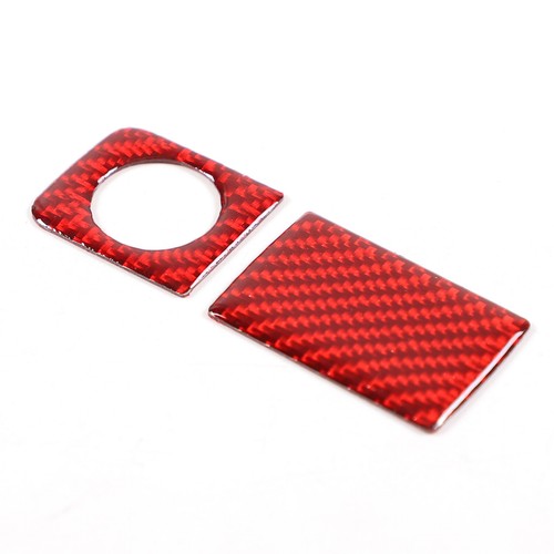 Pegatina de ajuste del interruptor de casillero de fibra de carbono roja para Honda Pilot 2015-2019 - Imagen 8 de 10