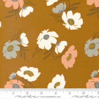 Woodland Wildflowers 45582 22 Caramel by Fancy That Designs Moda -by half-yard