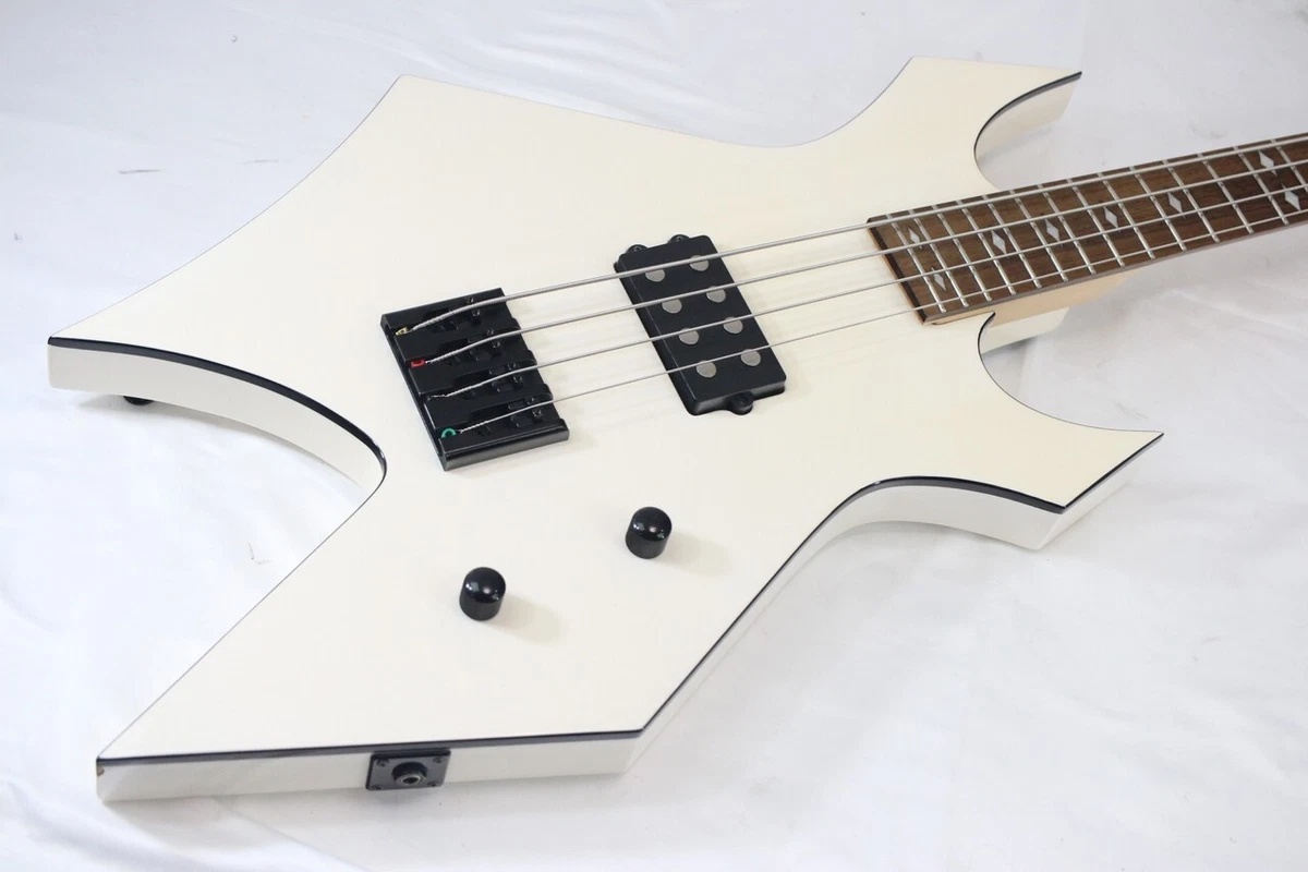 B.C.RICH WARLOCK REVENGE BASS Bass Guitar White From Japan