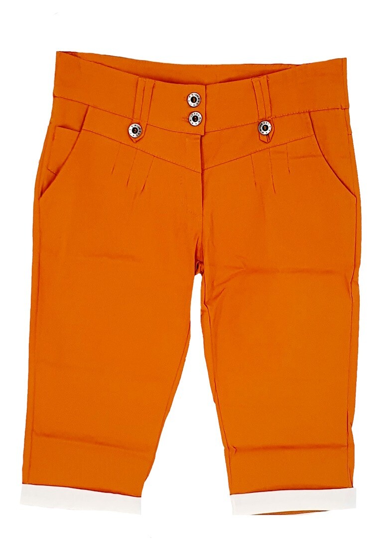 Rainbow Damen Caprihose Bermuda Shorts orange Größe 36 38 NEU SH15