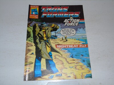 The TRANSFORMERS & ACTION FORCE Comic - No 230 - Date 12/08/1989 - Marvel Comic
