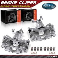 2x Rear Left & Right Disc Brake Caliper with Bracket for Dodge Journey 2012-2020