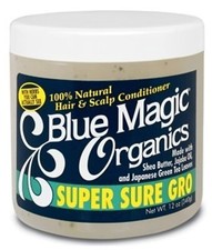 Blue Magic Original Super Sure Gro Natural Hair and Scalp Conditioner 12oz NEW