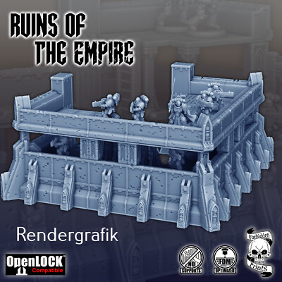 Tabletop Gelände Gebäude - Befestigung,Verteidigungsanlage