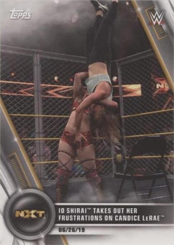 Io Shirai Champion #43 WWE NXT Topps 2021 Womens Division