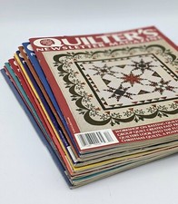 Vintage Lot of 10 Quilters Newsletter Magazine 1994 Complete Set Out of Print 