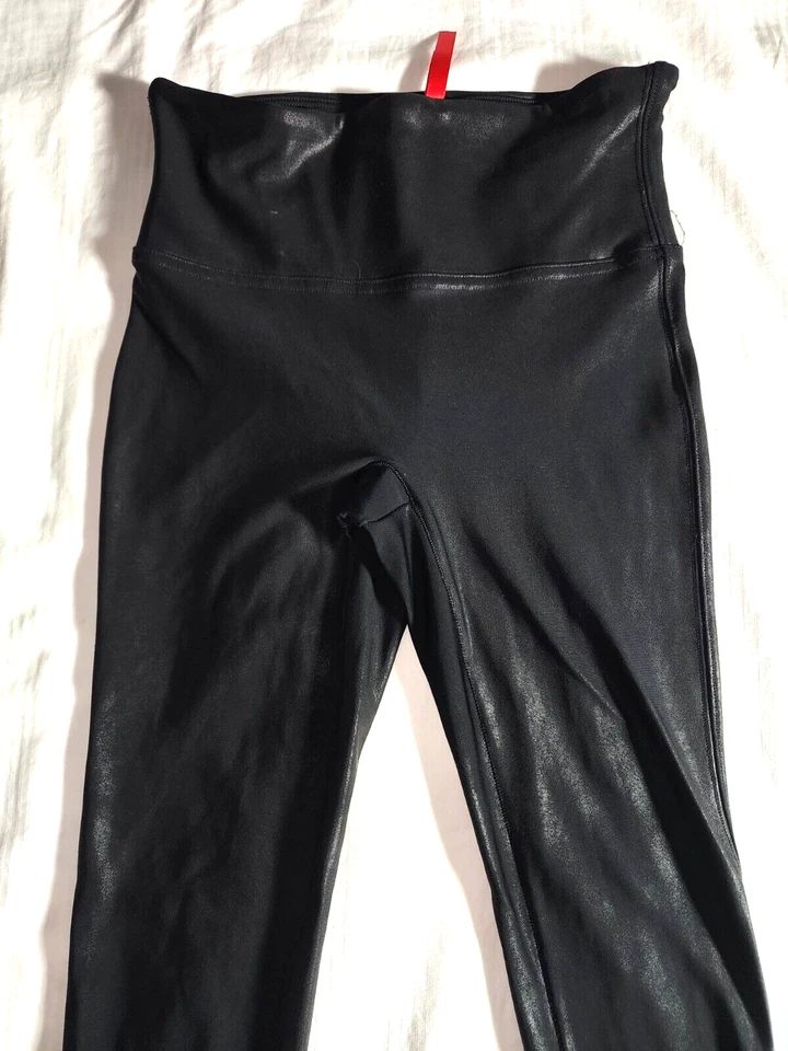 Leggings Spanx Sara Blakely para mujer XS negros ropa activa entrenamiento yoga jegging Foto 2 de 4