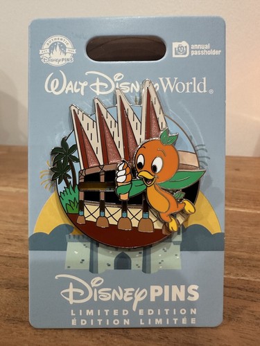 Disney Parks Orange Bird Sunshine Terrace WDW Annual Passholder Quarterly Pin - Picture 3 of 4