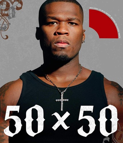 50 Cent: 50 X 50 Hardcover Book Bio Photos CD W/ Unreleased Track Hip-Hop Music - 第 1/1 張圖片
