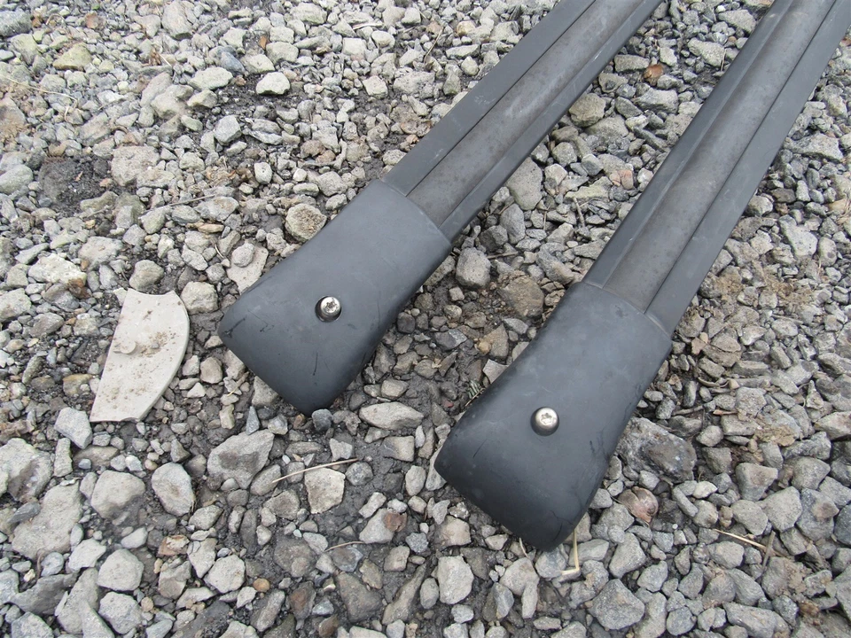 00-04 Subaru Outback - Roof Rack Cross Bars Pair Set OEM Luggage Rails - Imagem 3 de 4