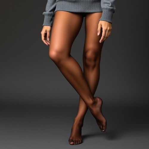 Nahtlose Strumpfhose Schokoladenduft 36-42 Nylons Schokobraun Parfümiert Sexy - Bild 4 von 5