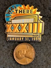 1999 XXXIII Super Bowl "I Was There" Limited Edition pin by Pro Specialties G.