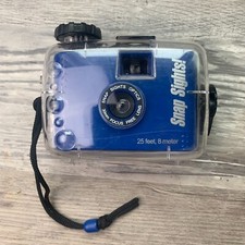 Snap Sights Optics Underwater 30mm Blue Film Camera Focus Free Lens 25 ft