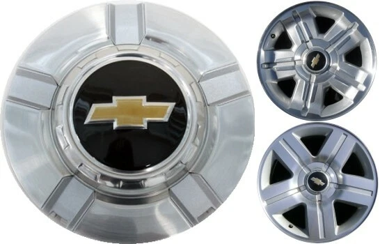 4Pcs Chevy Silverado 1500 Suburban Avalanche Tahoe 2007-2014 Center Cap 9596343 Foto 2 de 2