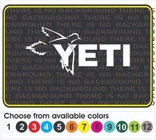 Yeti Dove Birdr Hunting Boat Cooler Car Truck Window Decal Sticker Laptop 8